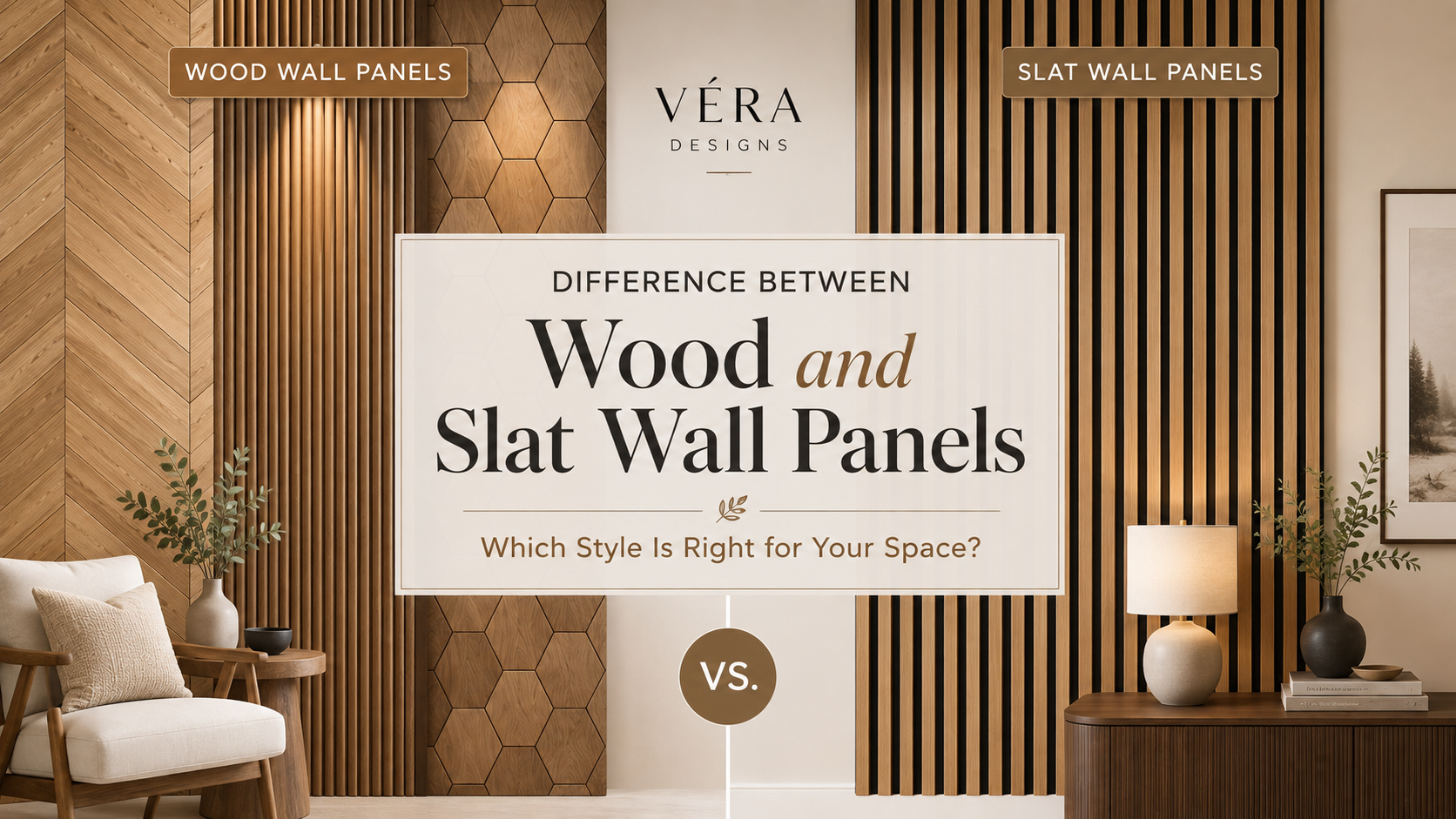 Difference Between Wood and Slat Wall Panels: Which Style Is Right for Your Space?