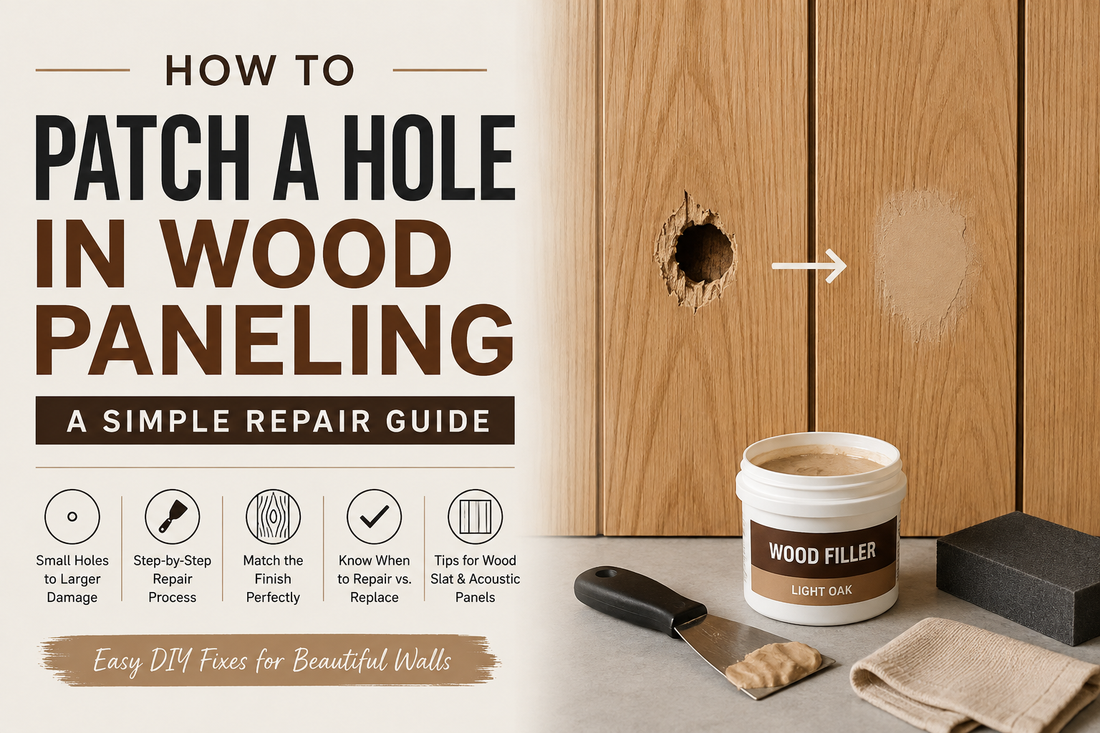 Patch a Hole in Wood Paneling
