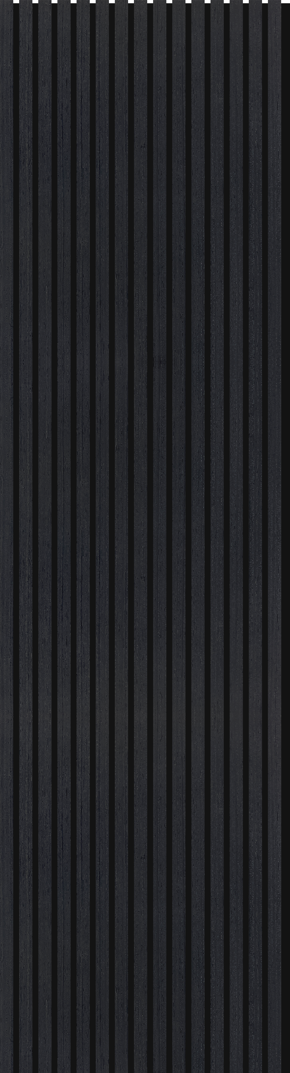 94.5'' x 23.6'' Wood Slat Acoustic Panels, Decorative Soundproof Panels for Walls and Ceilings, 3D Slat Wood Wall Panels-Black