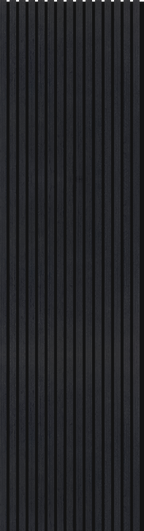 94.5'' x 23.6'' Wood Slat Acoustic Panels, Decorative Soundproof Panels for Walls and Ceilings, 3D Slat Wood Wall Panels-Black