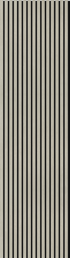 94.5'' x 23.6'' Wood Slat Acoustic Panels, Decorative Soundproof Panels for Walls and Ceilings, 3D Slat Wood Wall Panels-Silver Pear