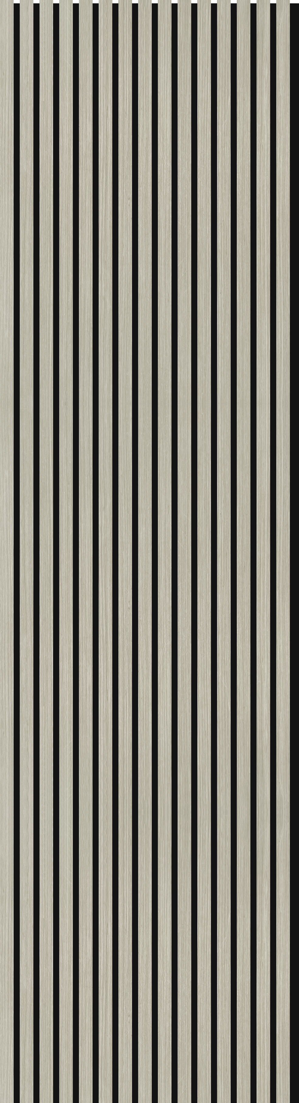 94.5'' x 23.6'' Wood Slat Acoustic Panels, Decorative Soundproof Panels for Walls and Ceilings, 3D Slat Wood Wall Panels-Silver Pear