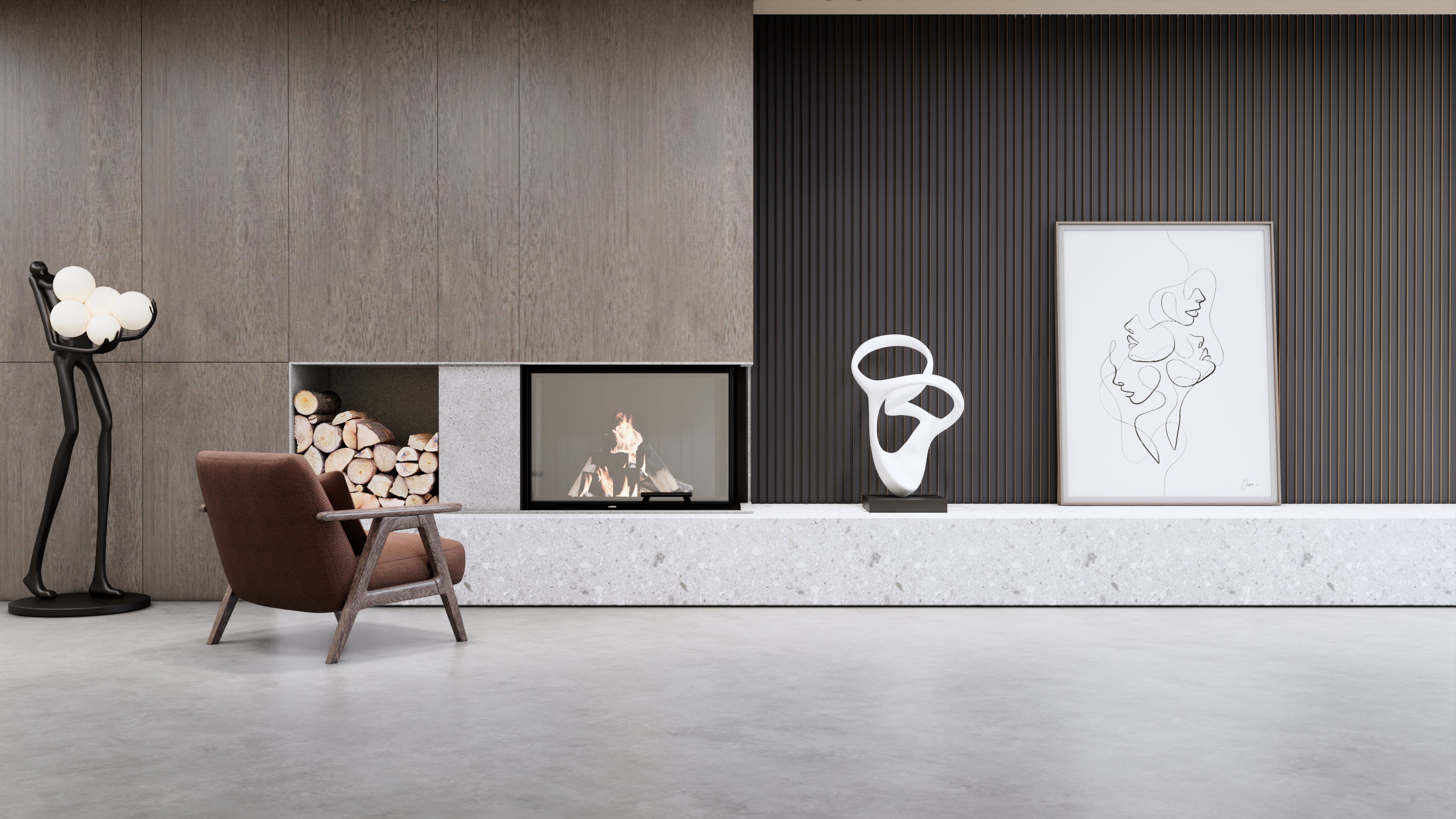 94.5'' x 23.6'' Wood Slat Acoustic Panels, Decorative Soundproof Panels for Walls and Ceilings, 3D Slat Wood Wall Panels-Black