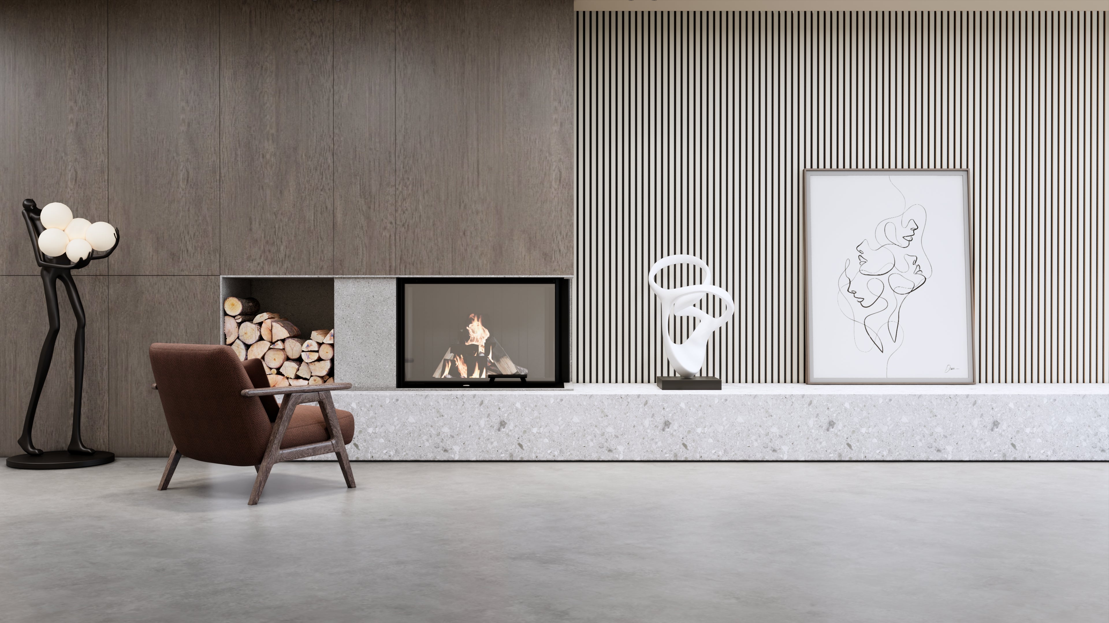 94.5'' x 23.6'' Wood Slat Acoustic Panels, Decorative Soundproof Panels for Walls and Ceilings, 3D Slat Wood Wall Panels-Silver Pear